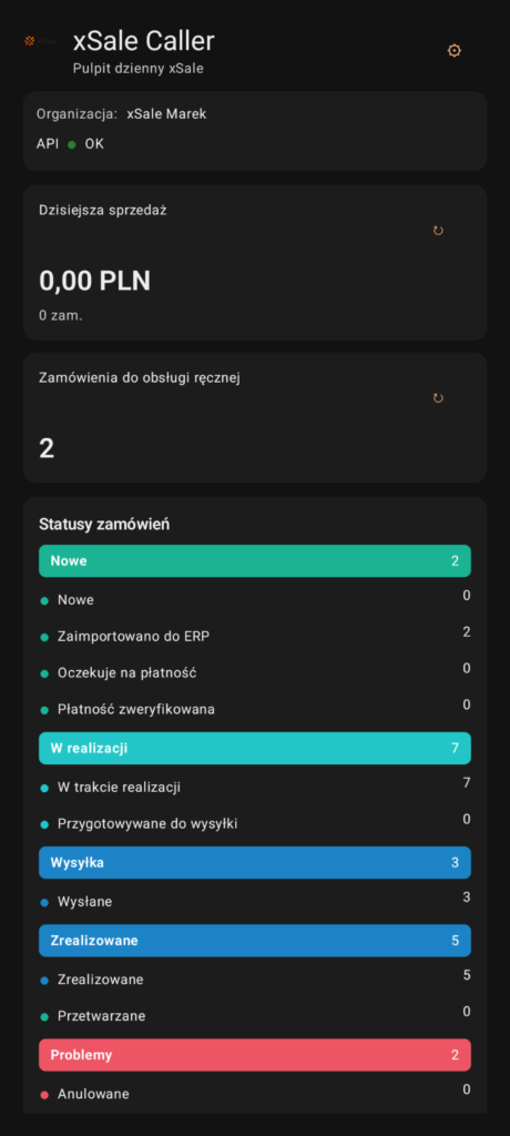 xSale Caller - pulpit